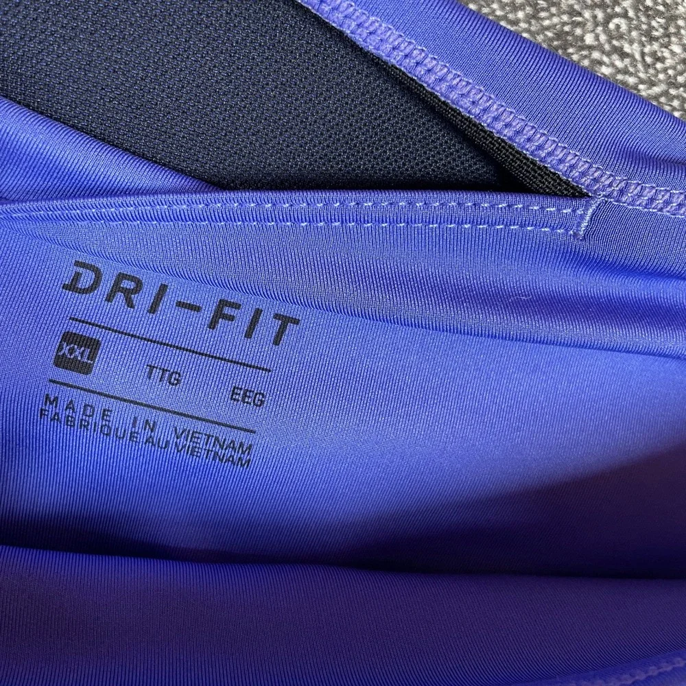 Nike Shorts Dri-FIT Womens XXL Purple Mid Rise Training Biker